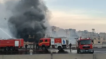 انفجار أمني في القاهرة.. 10 عربات إطفاء تكافح حريق منشأة ناصر